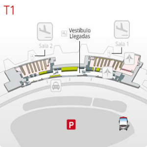 plano terminal 1 barajas