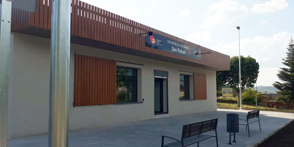 Entrada estación San Rafael