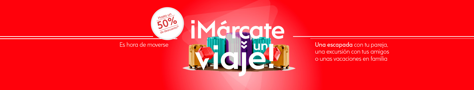 Márcate un viaje descuentos mobile