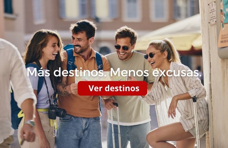 Más de 300 destinos
