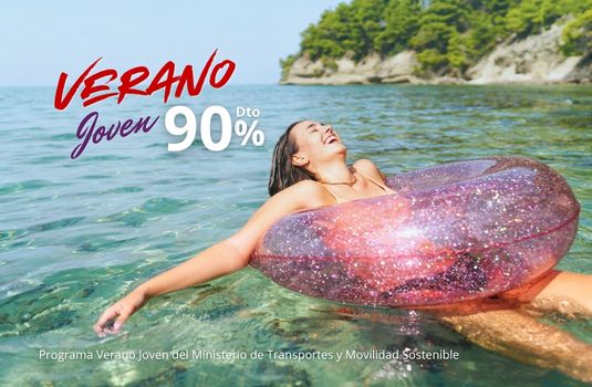 Verano Joven 2026 - Viaja con un 90% de descuento